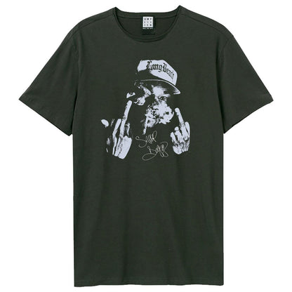 Charcoal - Front - Amplified Unisex Adult Big Smoke Snoop Dogg T-Shirt