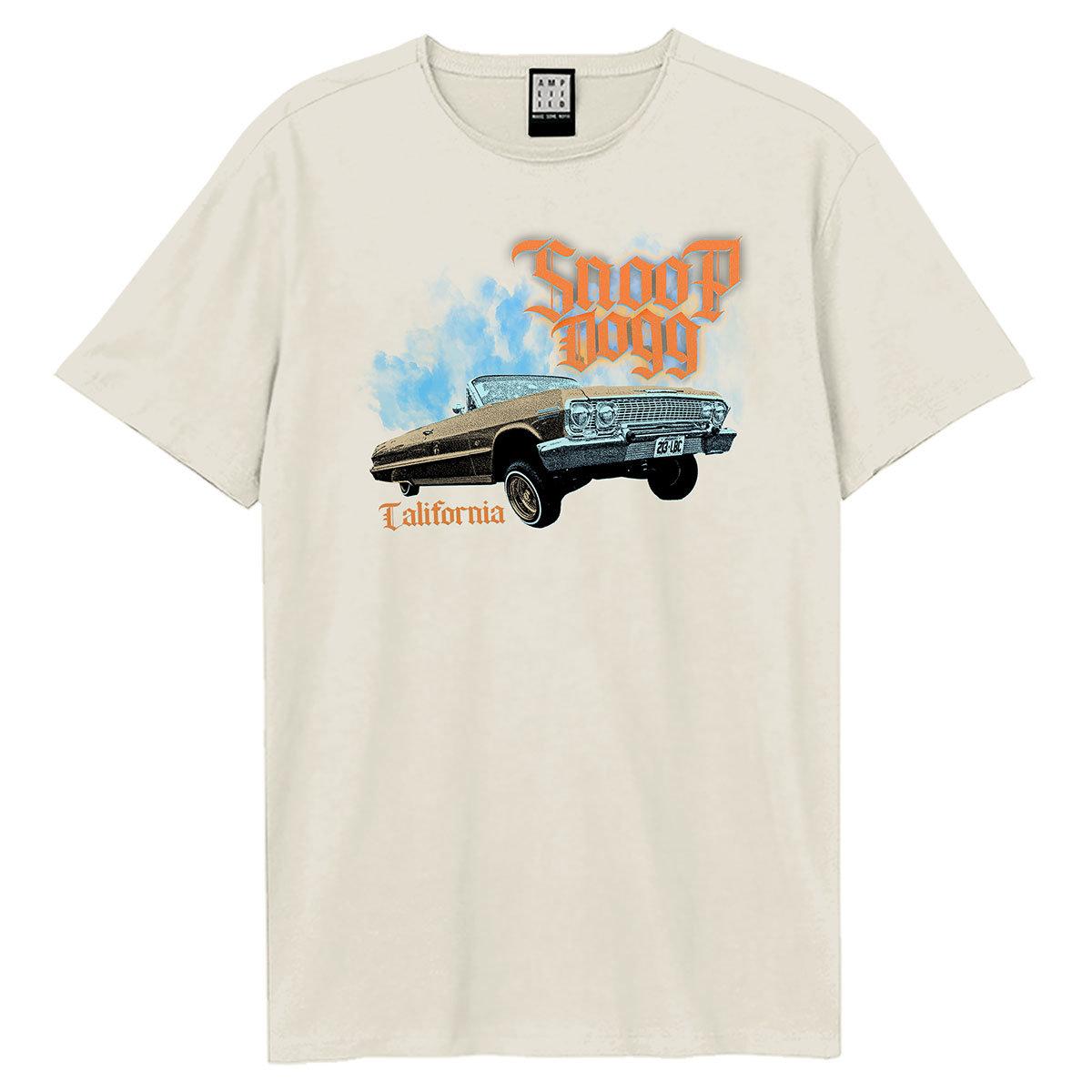 White - Front - Amplified Unisex Adult Low Rider Snoop Dogg T-Shirt