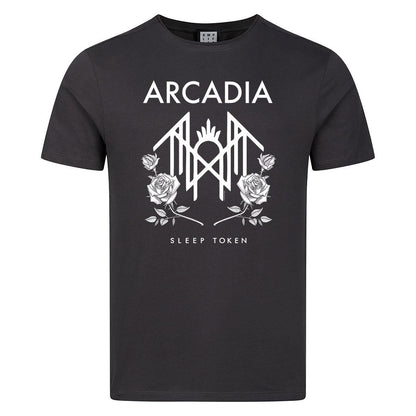Charcoal - Front - Amplified Unisex Adult Arcadia Sleep Token T-Shirt