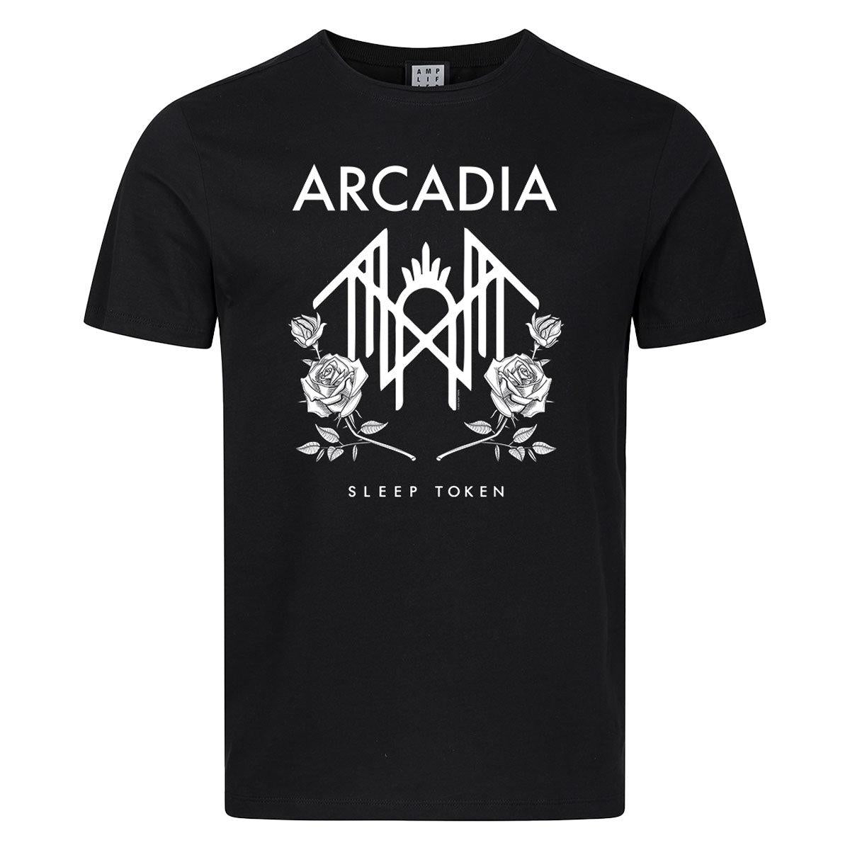 Black - Front - Amplified Unisex Adult Arcadia Sleep Token T-Shirt
