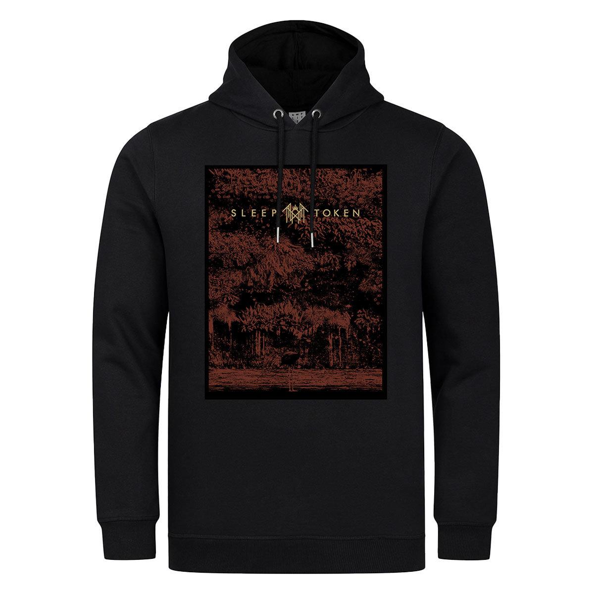 Black - Front - Amplified Unisex Adult Flamingo Sleep Token Hoodie