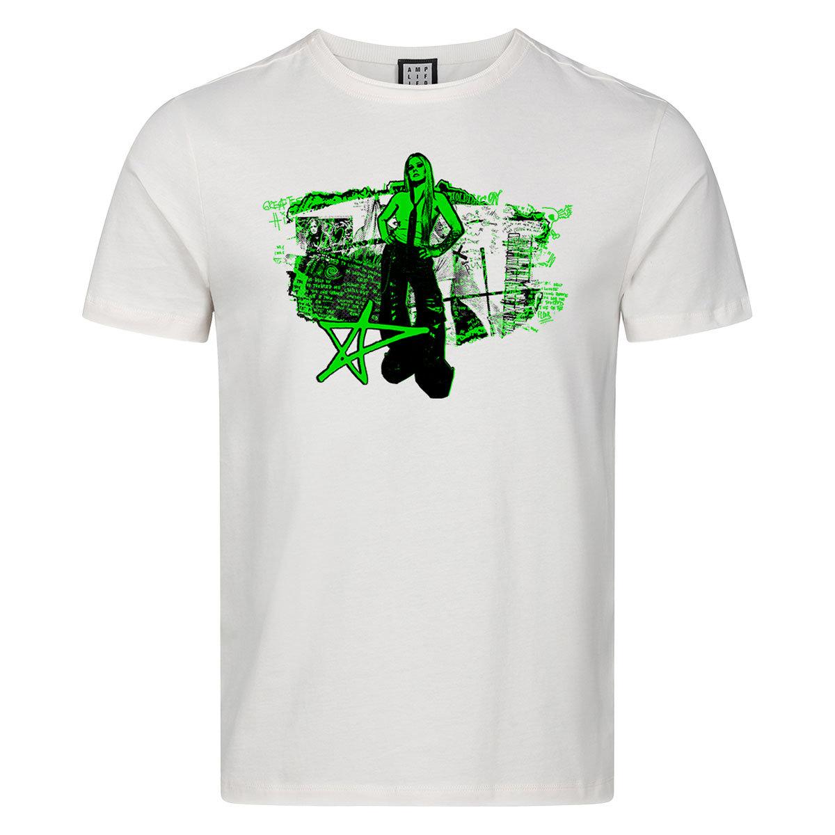 Vintage White - Front - Amplified Unisex Adult G Hits Avril Lavigne T-Shirt