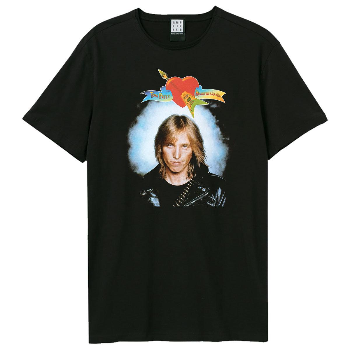 Black - Front - Amplified Unisex Adult First Album Tom Petty & The Heartbreakers T-Shirt