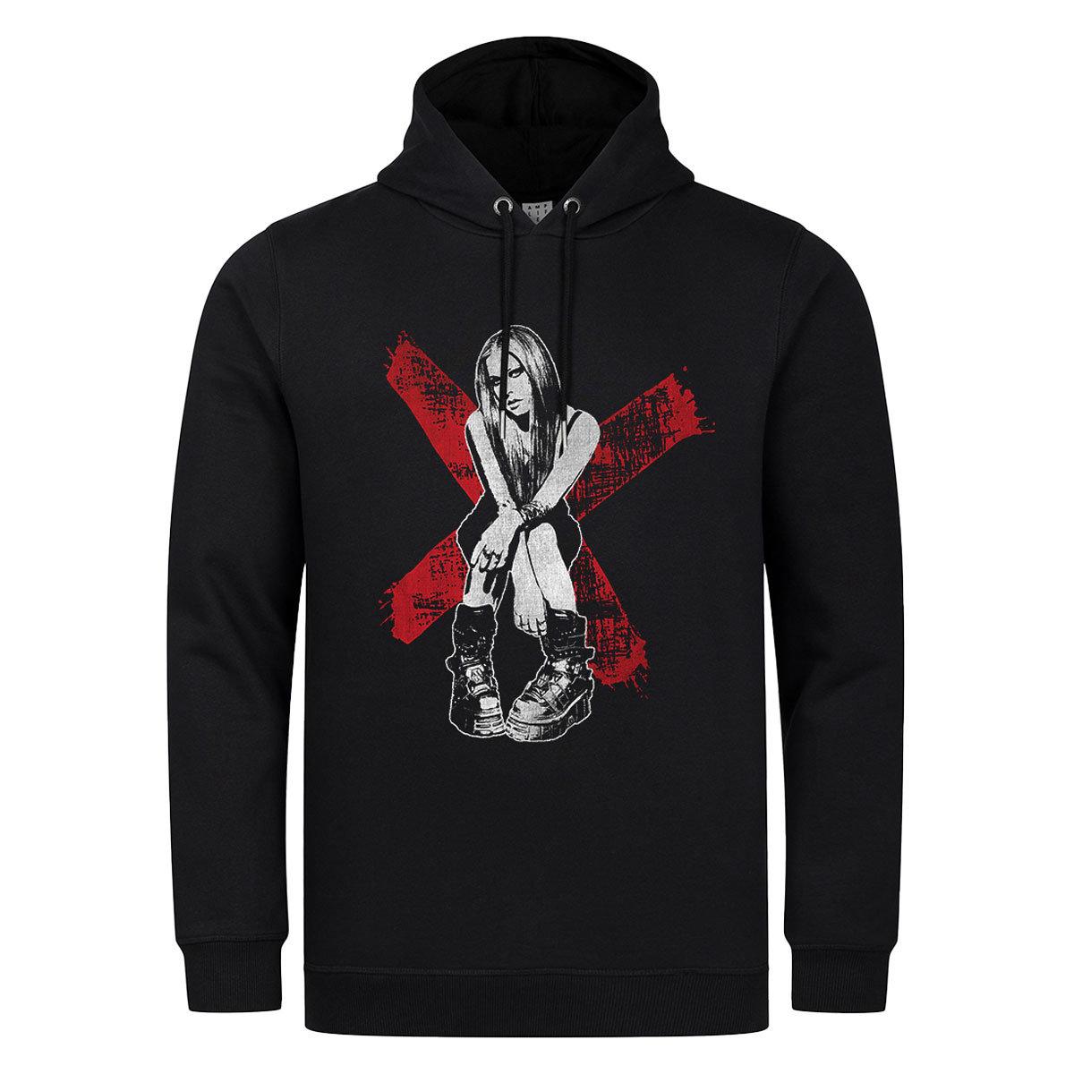 Black - Front - Amplified Unisex Adult Under My Skin Avril Lavigne Hoodie
