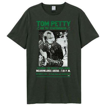 Charcoal - Front - Amplified Unisex Adult Meadowlands Arena Tom Petty & The Heartbreakers T-Shirt