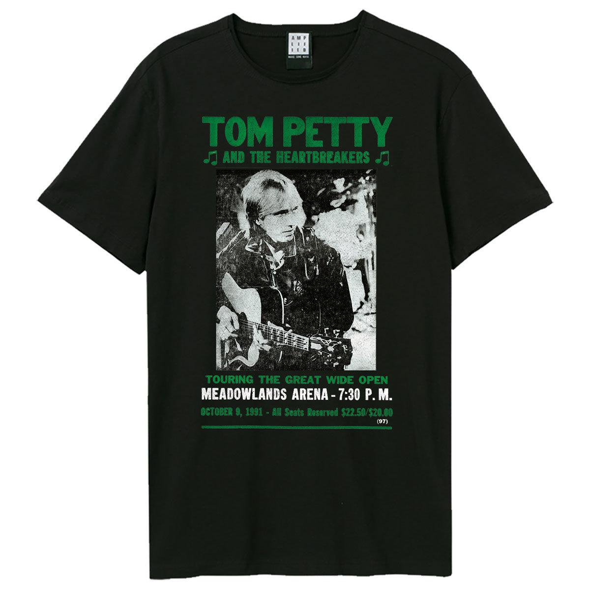 Black - Front - Amplified Unisex Adult Meadowlands Arena Tom Petty & The Heartbreakers T-Shirt