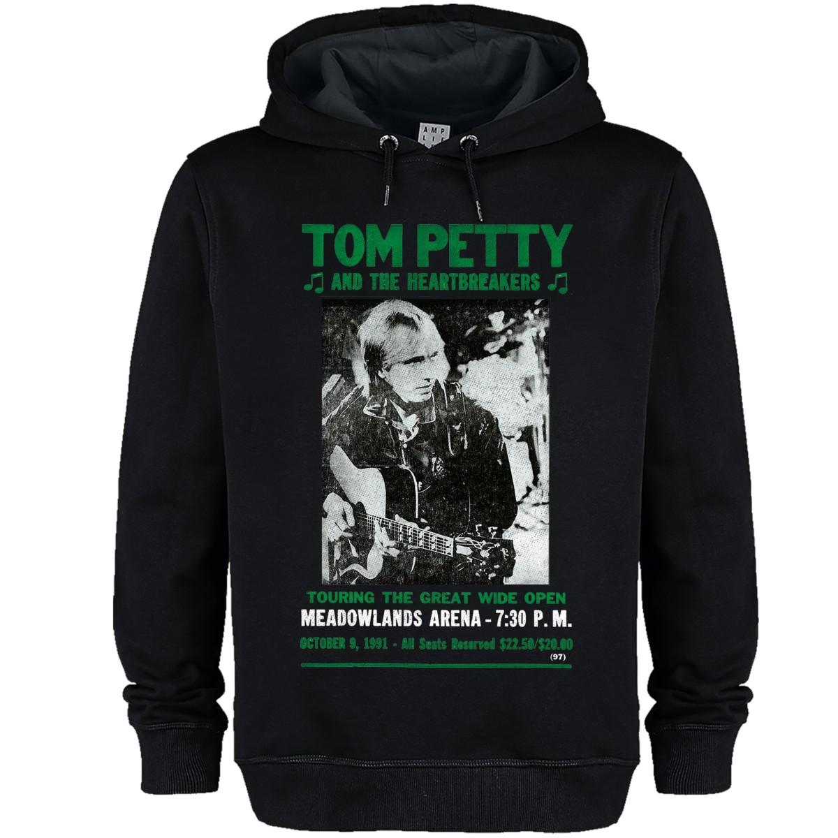 Black - Front - Amplified Unisex Adult Meadowlands Arena Tom Petty & The Heartbreakers Hoodie