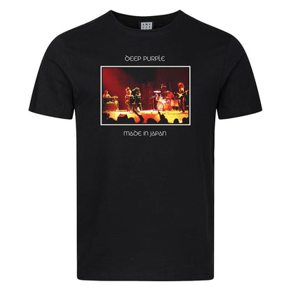 Black - Front - Amplified Unisex Adult Made In Japan Deep Purple T-Shirt