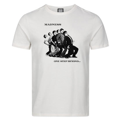 Vintage White - Front - Amplified Unisex Adult One Step Beyond Madness T-Shirt