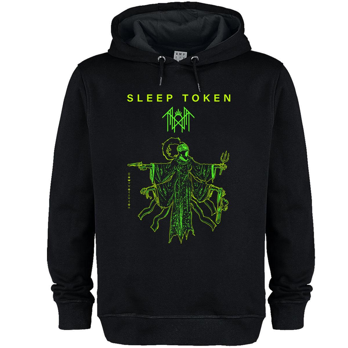 Black - Front - Amplified Unisex Adult Sleep Token Bl Poster Hoodie