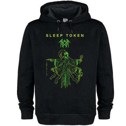 Black - Front - Amplified Unisex Adult Sleep Token Bl Poster Hoodie