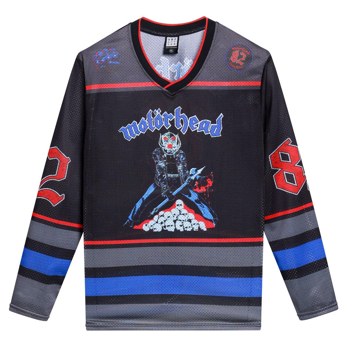 Black - Front - Amplified Unisex Adult Motorhead Hockey Jersey
