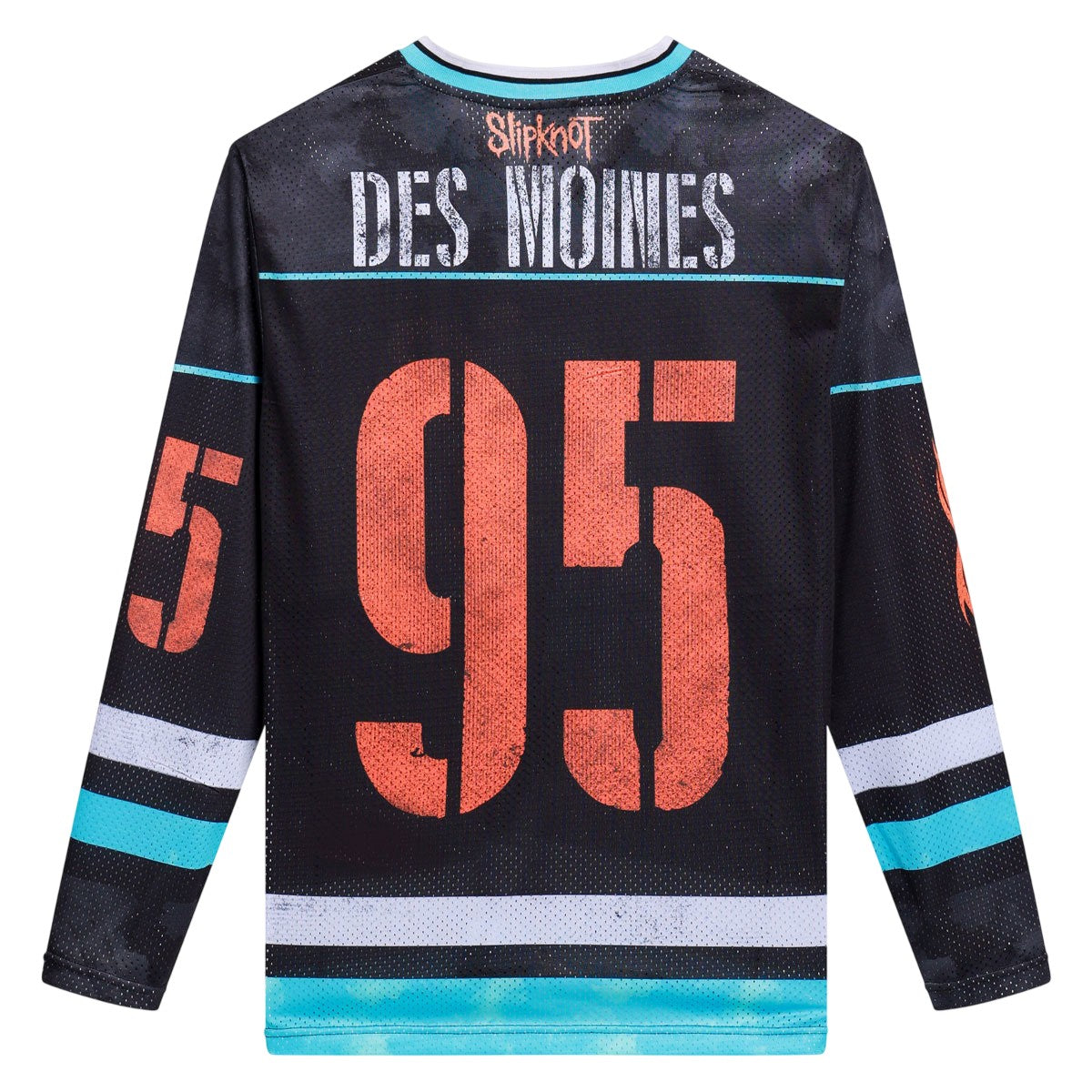Black - Back - Amplified Unisex Adult Slipknot Hockey Jersey
