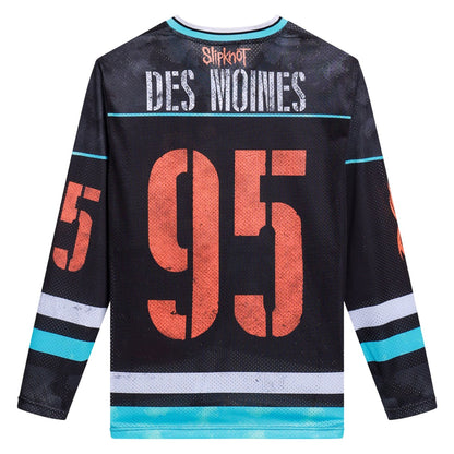 Black - Back - Amplified Unisex Adult Slipknot Hockey Jersey