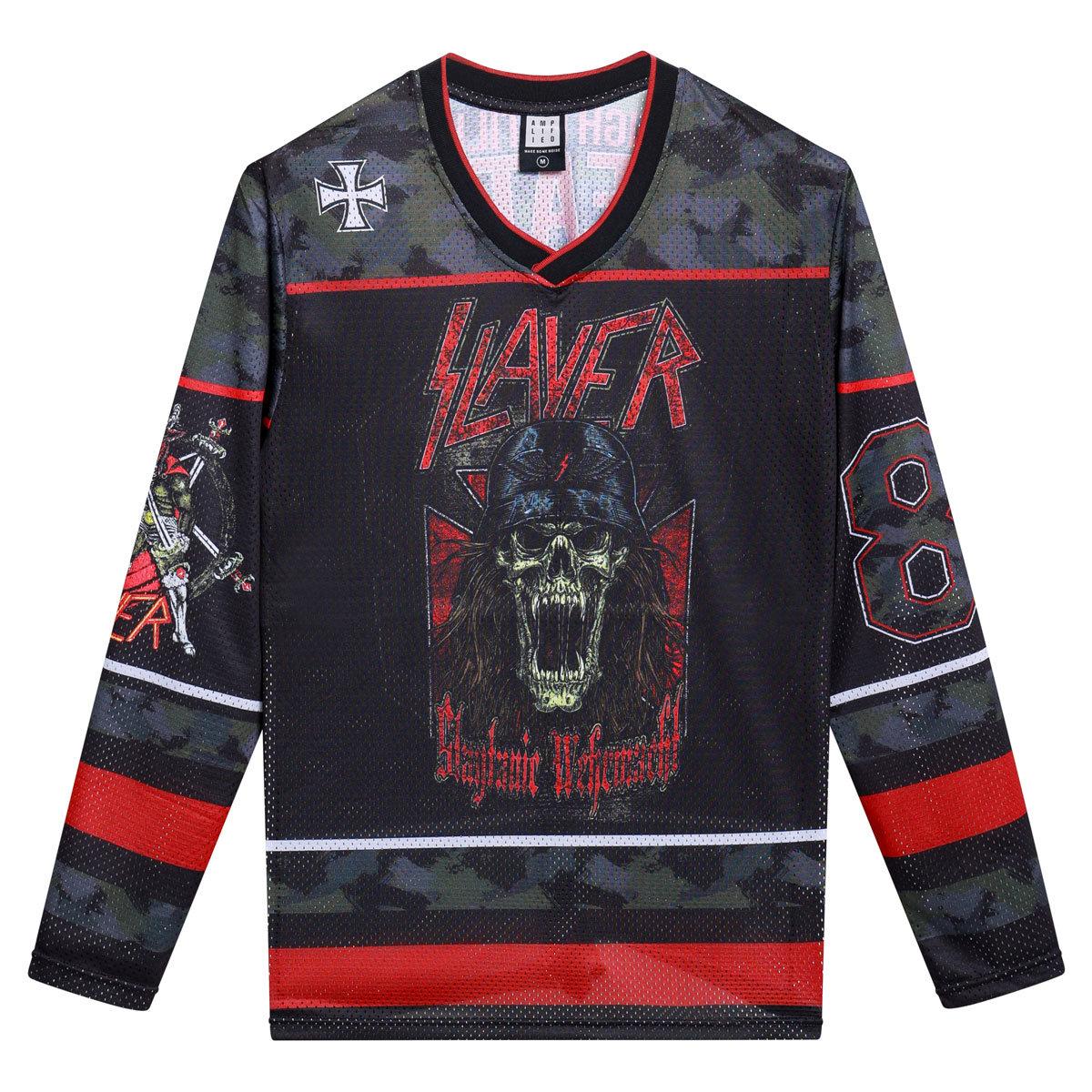 Black - Front - Amplified Unisex Adult Slayer Hockey Jersey