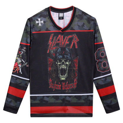 Black - Front - Amplified Unisex Adult Slayer Hockey Jersey