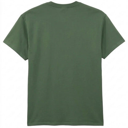 Military Green - Back - Amplified Unisex Adult Face Bob Marley T-Shirt