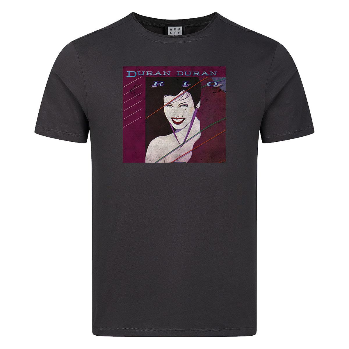 Charcoal - Front - Amplified Unisex Adult Rio Duran Duran T-Shirt