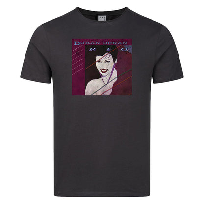 Charcoal - Front - Amplified Unisex Adult Rio Duran Duran T-Shirt