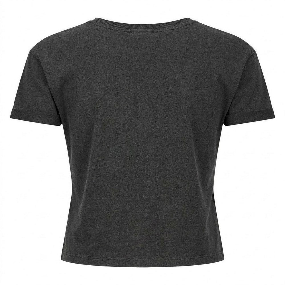 Charcoal - Back - Amplified Womens-Ladies Rio Duran Duran Crop Top