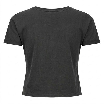 Charcoal - Back - Amplified Womens-Ladies Rio Duran Duran Crop Top