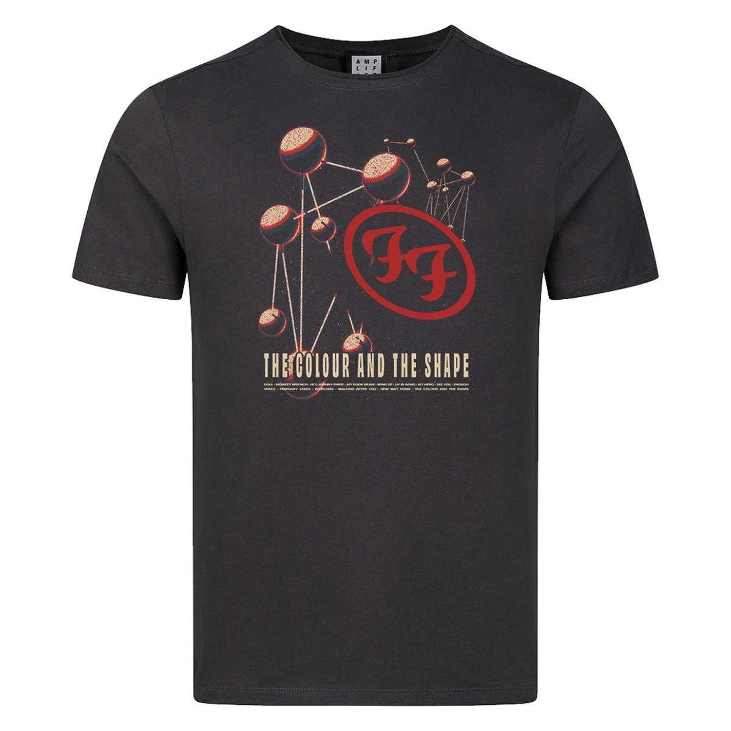 Charcoal - Front - Amplified Unisex Adult The Colour And The Shape Foo Fighters T-Shirt