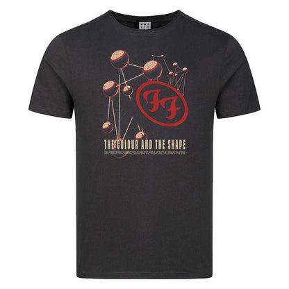 Charcoal - Front - Amplified Unisex Adult The Colour And The Shape Foo Fighters T-Shirt