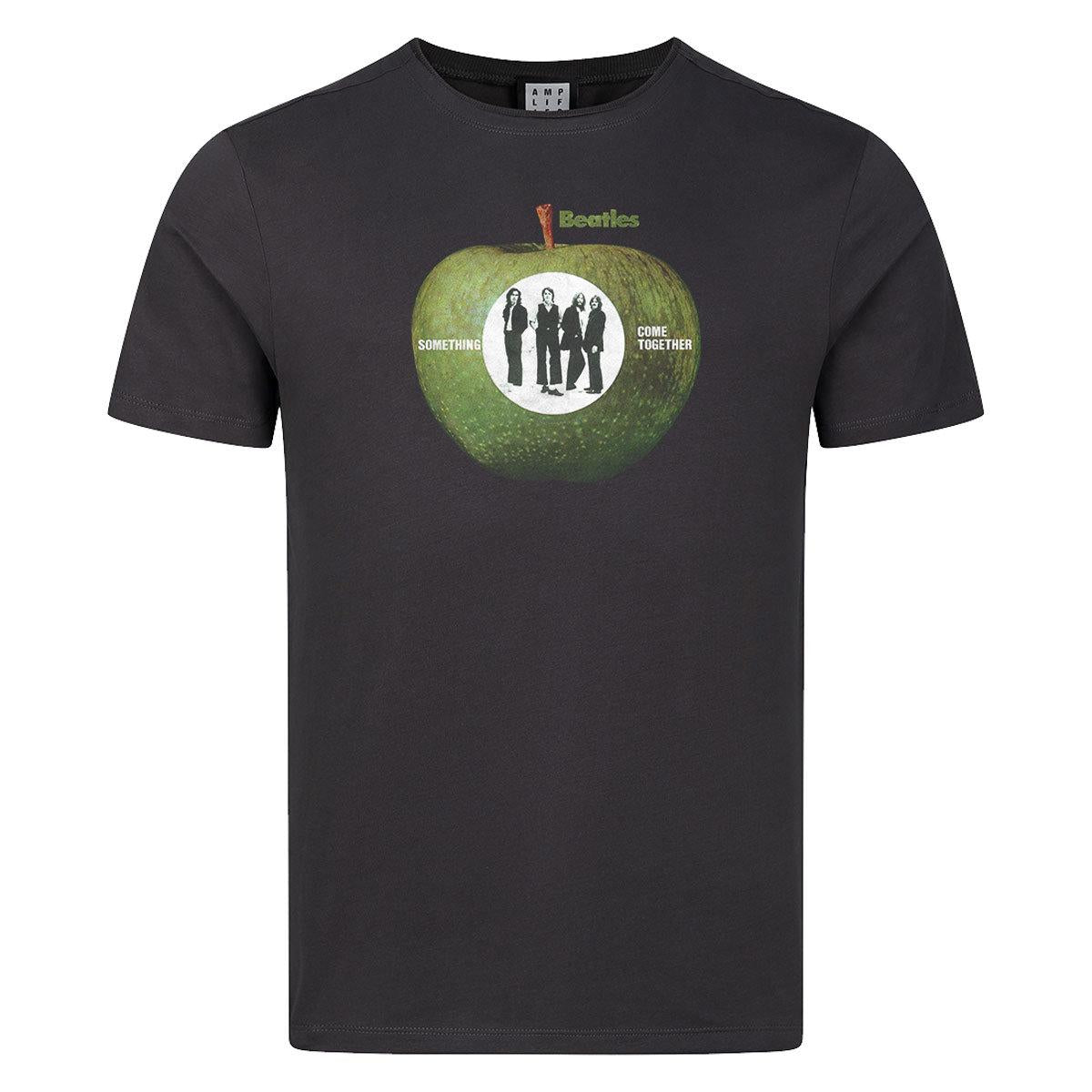 Charcoal - Front - Amplified Unisex Adult Come Together The Beatles Cotton T-Shirt