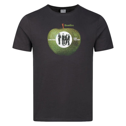 Charcoal - Front - Amplified Unisex Adult Come Together The Beatles Cotton T-Shirt