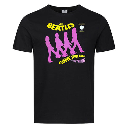 Black - Front - Amplified Unisex Adult Come Together The Beatles T-Shirt