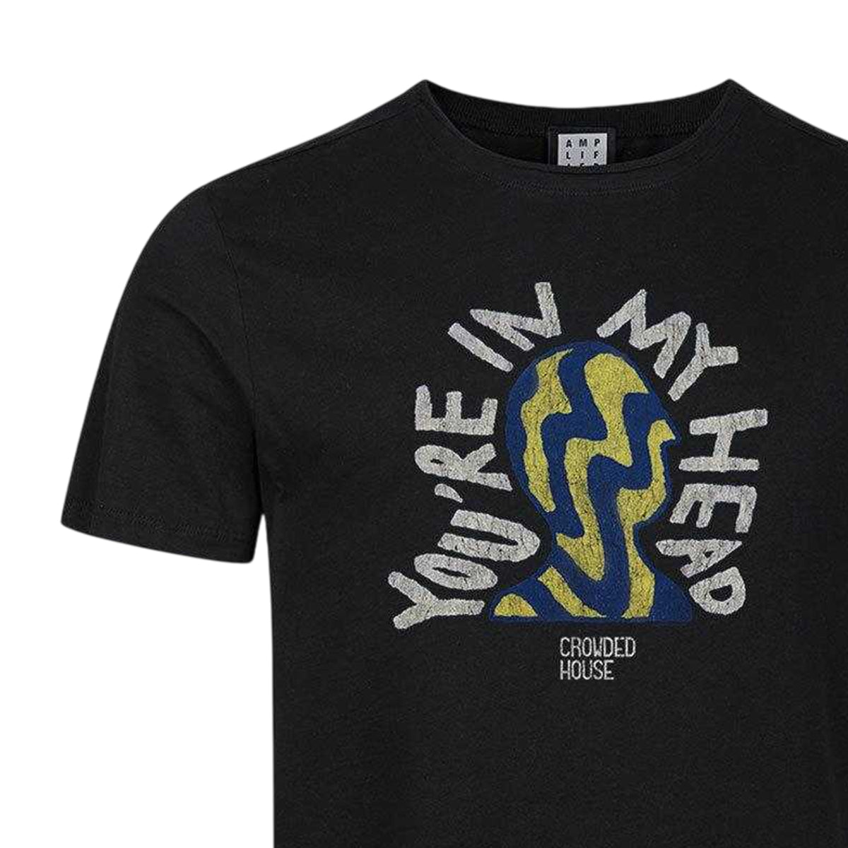 Black - Back - Amplified Mens You´re In My Head Crowded House T-Shirt