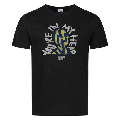 Black - Front - Amplified Mens You´re In My Head Crowded House T-Shirt