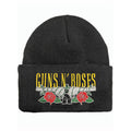 Black - Front - Amplified Unisex Adult Gun Crest Guns N Roses Beanie