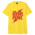 Yellow Raven - Front - Amplified Unisex Adult Rebel Rebel David Bowie T-Shirt