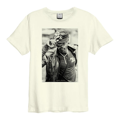 Vintage White - Front - Amplified Unisex Adult Joe Wise Charles Alexander T-Shirt