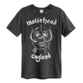 Charcoal - Front - Amplified Unisex Adult England Motorhead T-Shirt
