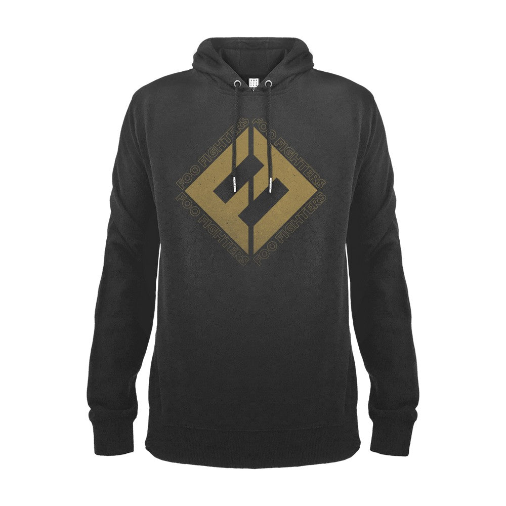 Slate - Front - Amplified Unisex Adult Concrete & Gold Foo Fighters Hoodie