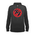 Slate - Front - Amplified Unisex Adult Double F Logo Foo Fighters Hoodie