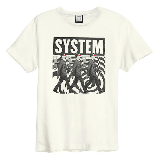 Vintage White - Front - Amplified Unisex Adult Wind Up Systems Of A Down T-Shirt