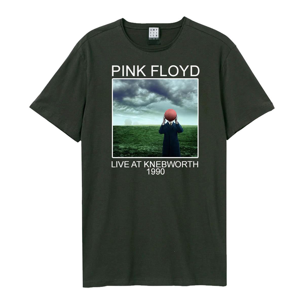 Charcoal - Front - Amplified Unisex Adult Knebworth Pink Floyd T-Shirt