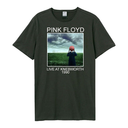 Charcoal - Front - Amplified Unisex Adult Knebworth Pink Floyd T-Shirt