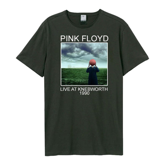 Charcoal - Front - Amplified Unisex Adult Knebworth Pink Floyd T-Shirt