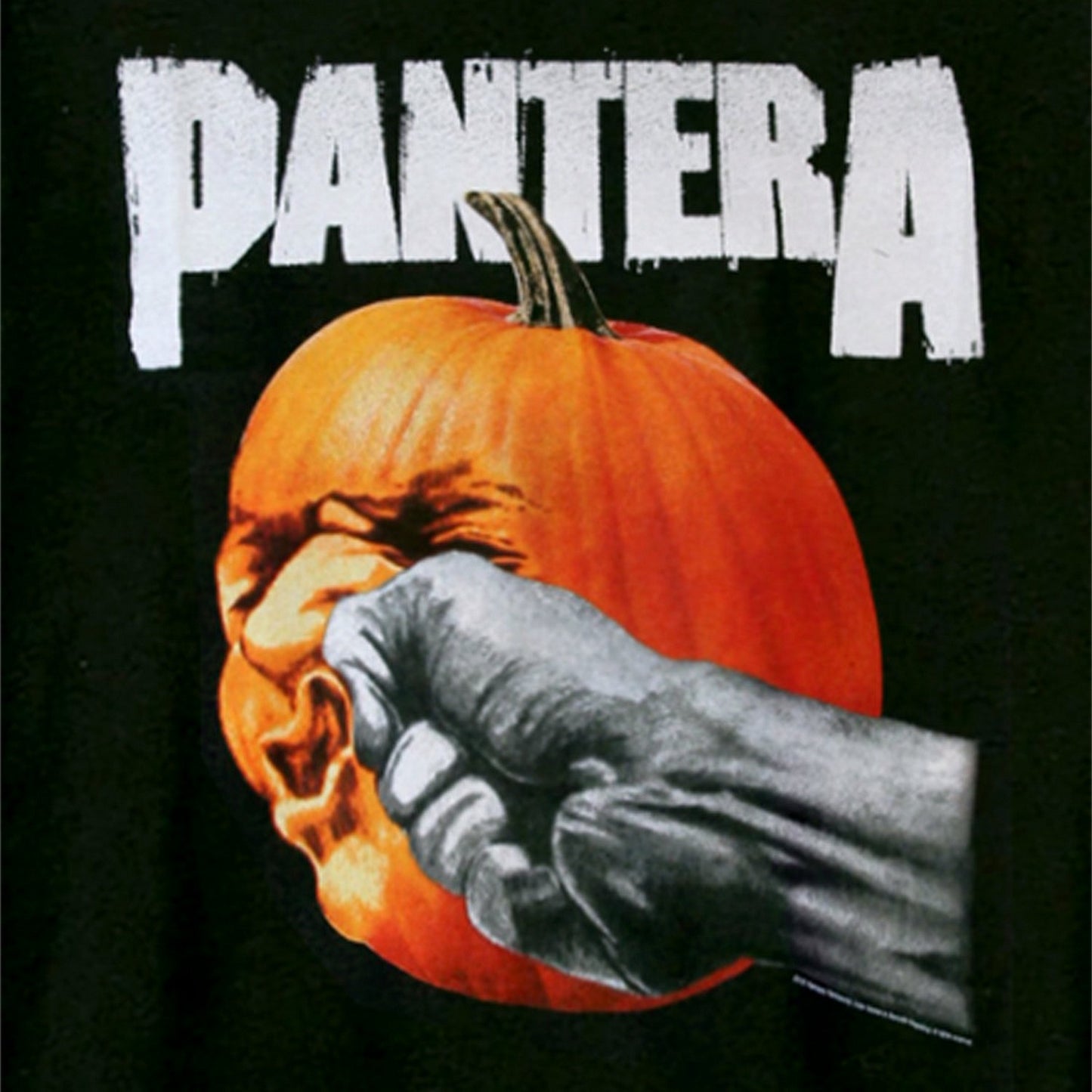 Black - Back - Amplified Unisex Adult Vulgar Display Of Halloween Pantera T-Shirt