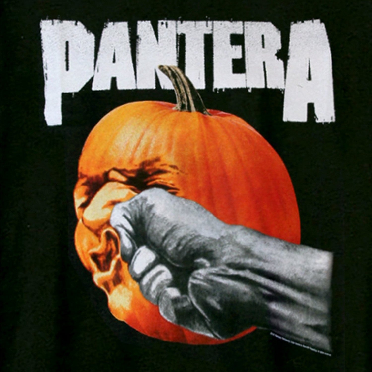 Black - Back - Amplified Unisex Adult Vulgar Display Of Halloween Pantera T-Shirt