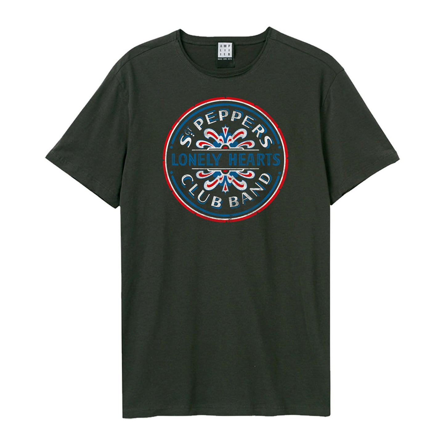 Charcoal - Front - Amplified Unisex Adult Sgt. Peppers The Beatles T-Shirt