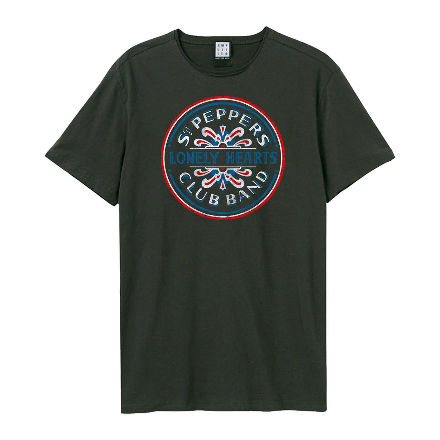 Charcoal - Front - Amplified Unisex Adult Sgt. Peppers The Beatles T-Shirt