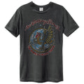 Charcoal - Front - Amplified Unisex Adult World Tour The Rolling Stones T-Shirt