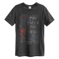Charcoal - Front - Amplified Unisex Adult The Wall Pink Floyd T-Shirt