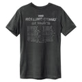 Charcoal - Back - Amplified Unisex Adult US Tour 78 The Rolling Stones T-Shirt