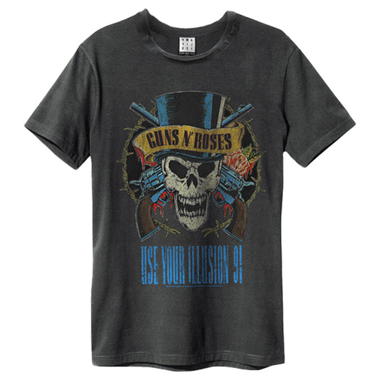 Charcoal - Front - Amplified Unisex Adult Use Your Illusion Tour T-Shirt